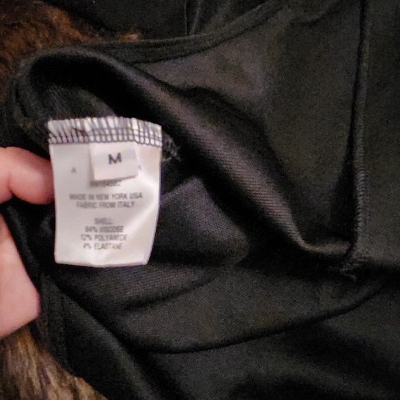 AREA Black Long Sleeve Top - Picture 3 of 10